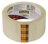 Скотч упаковочный прозрачный Scotch® 3М, бесшумный, 48мм*50м*45мкм Scotch 309T