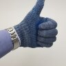 Перчатки теплые рабочие Х/Б с ПВХ напылением Уголек-Клен Люкс, 5 нитей, 7,5 класс вязки; 22-24 размер, 56гр/пара