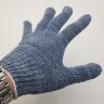 Перчатки теплые рабочие Х/Б с ПВХ напылением Уголек-Клен Люкс, 5 нитей, 7,5 класс вязки; 22-24 размер, 56гр/пара