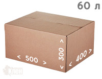 Коробка картонная, размер 500х400х300