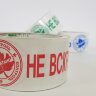 Клейкая лента упаковочная с логотипом "НЕ ВСКРЫВАТЬ" 50мм* 50м красный Клейкая лента упаковочная с логотипом "НЕ ВСКРЫВАТЬ" 50мм* 50м красный